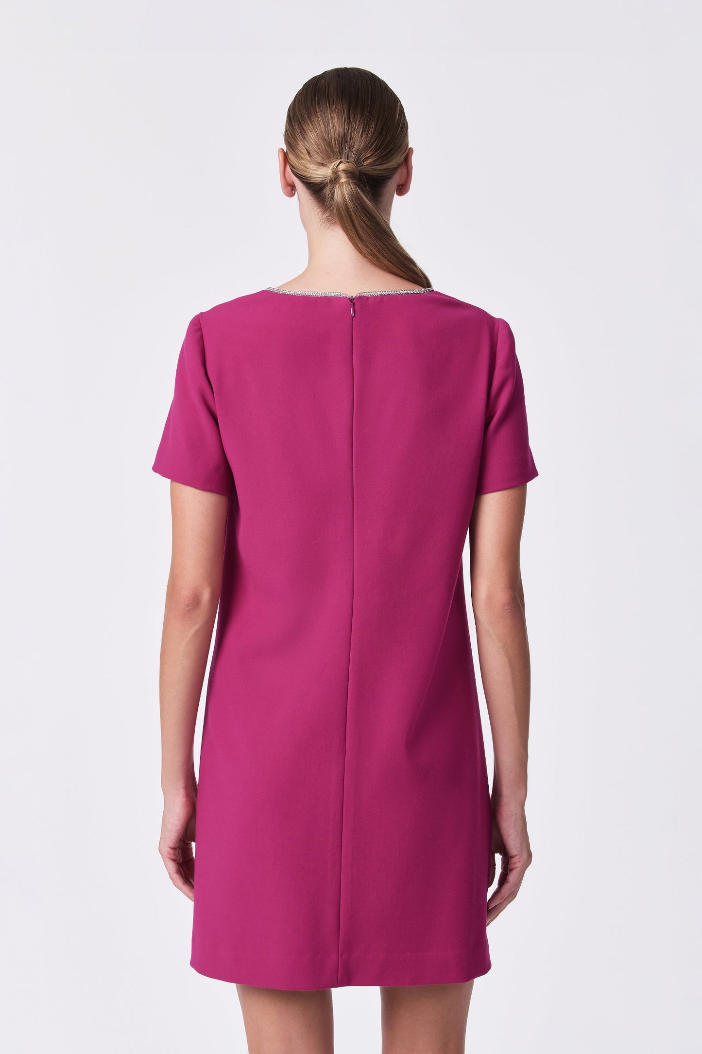 Trina Turk Obelle Crystal Trim Mini Dress