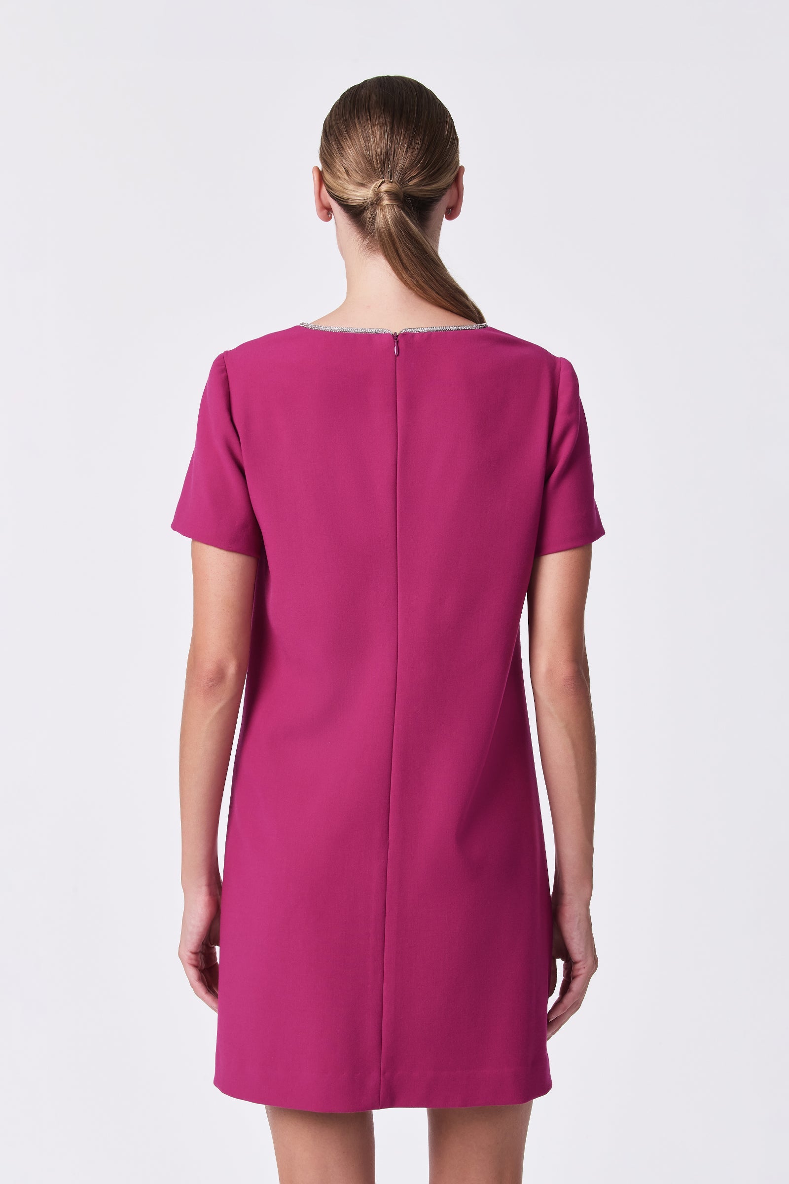 Trina Turk Obelle Crystal Trim Mini Dress