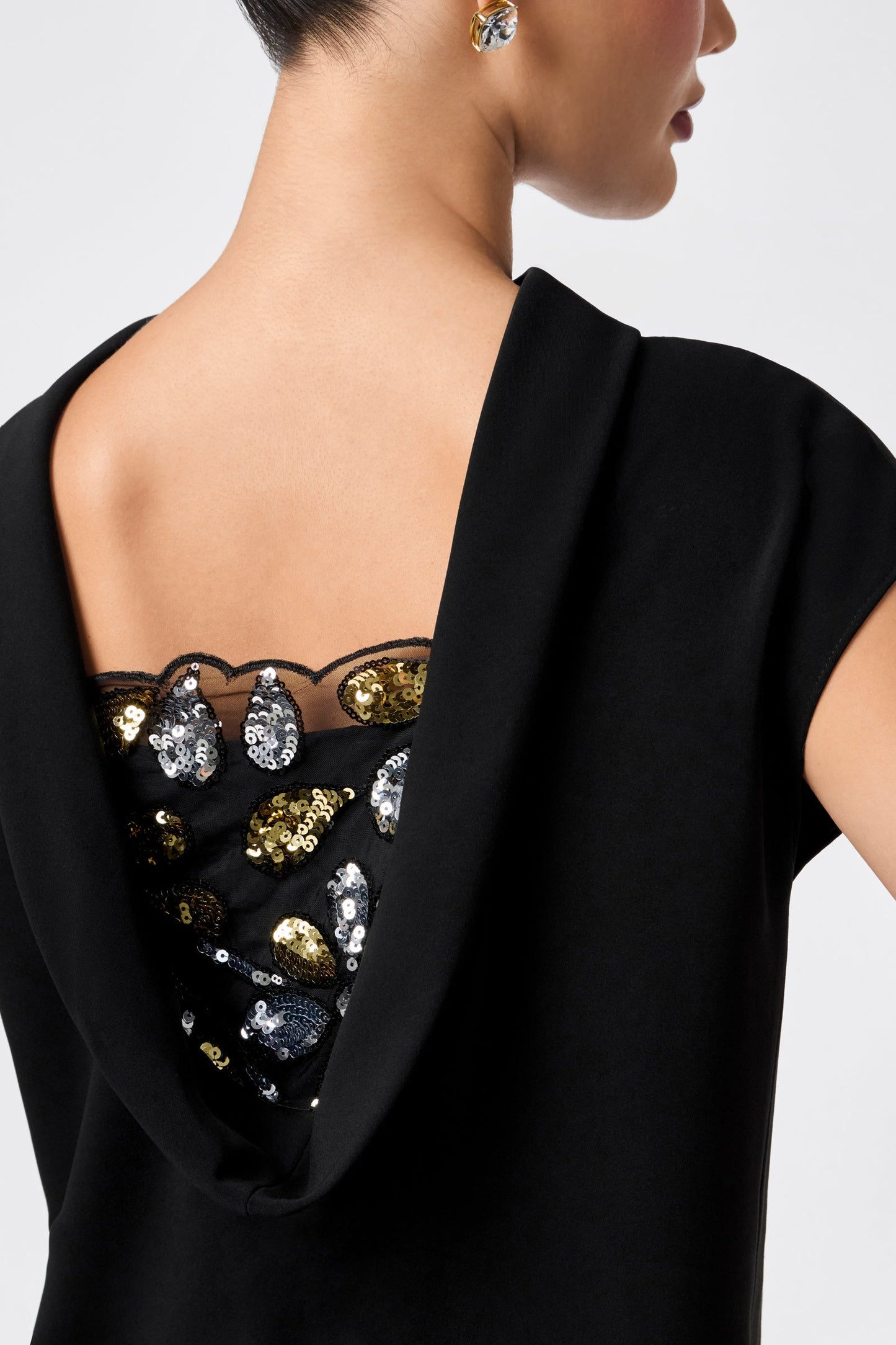 Trina Turk Chorus Drape Back Dress