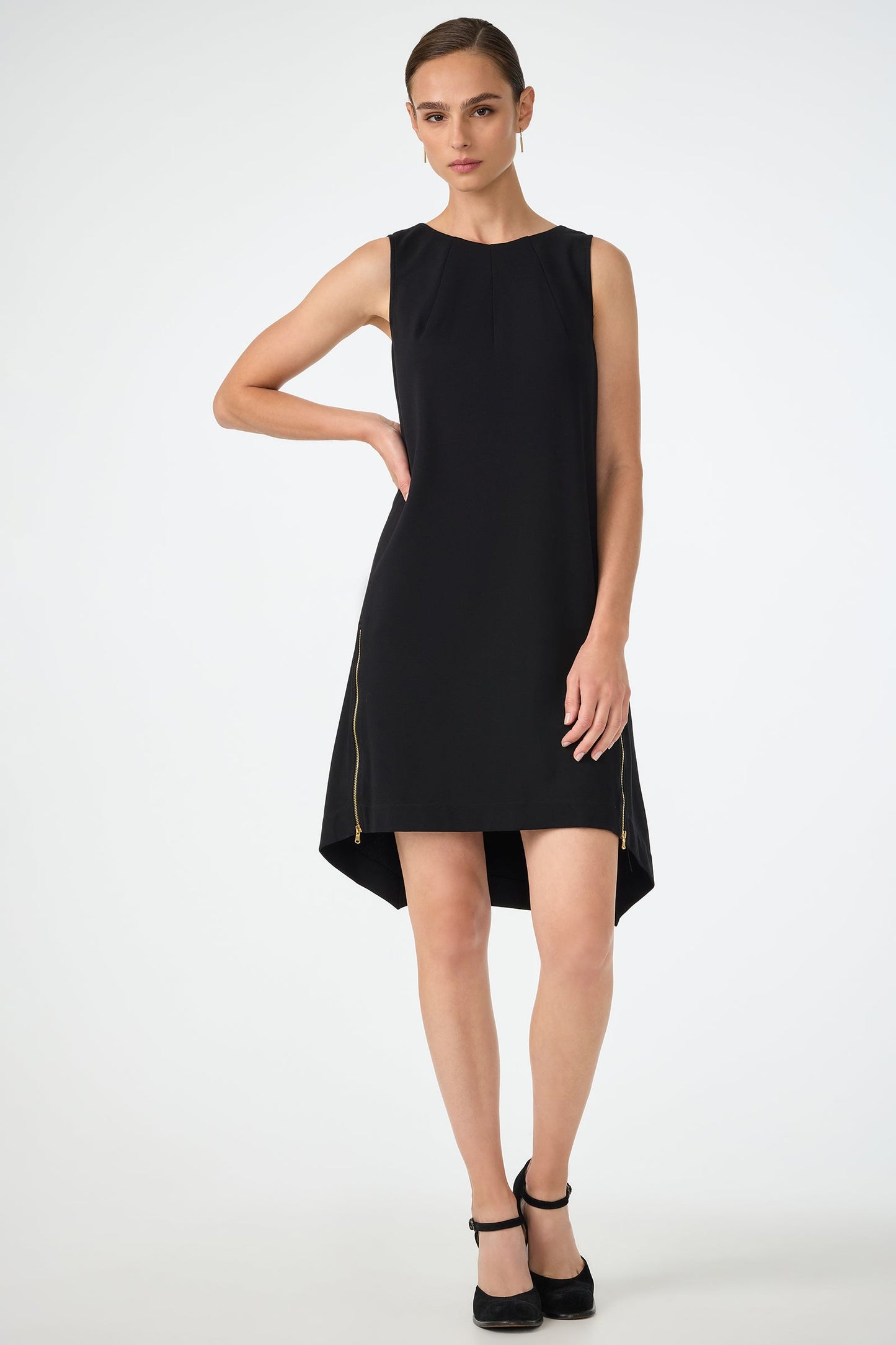 Trina Turk Vantis High-Low Sleeveless Dress