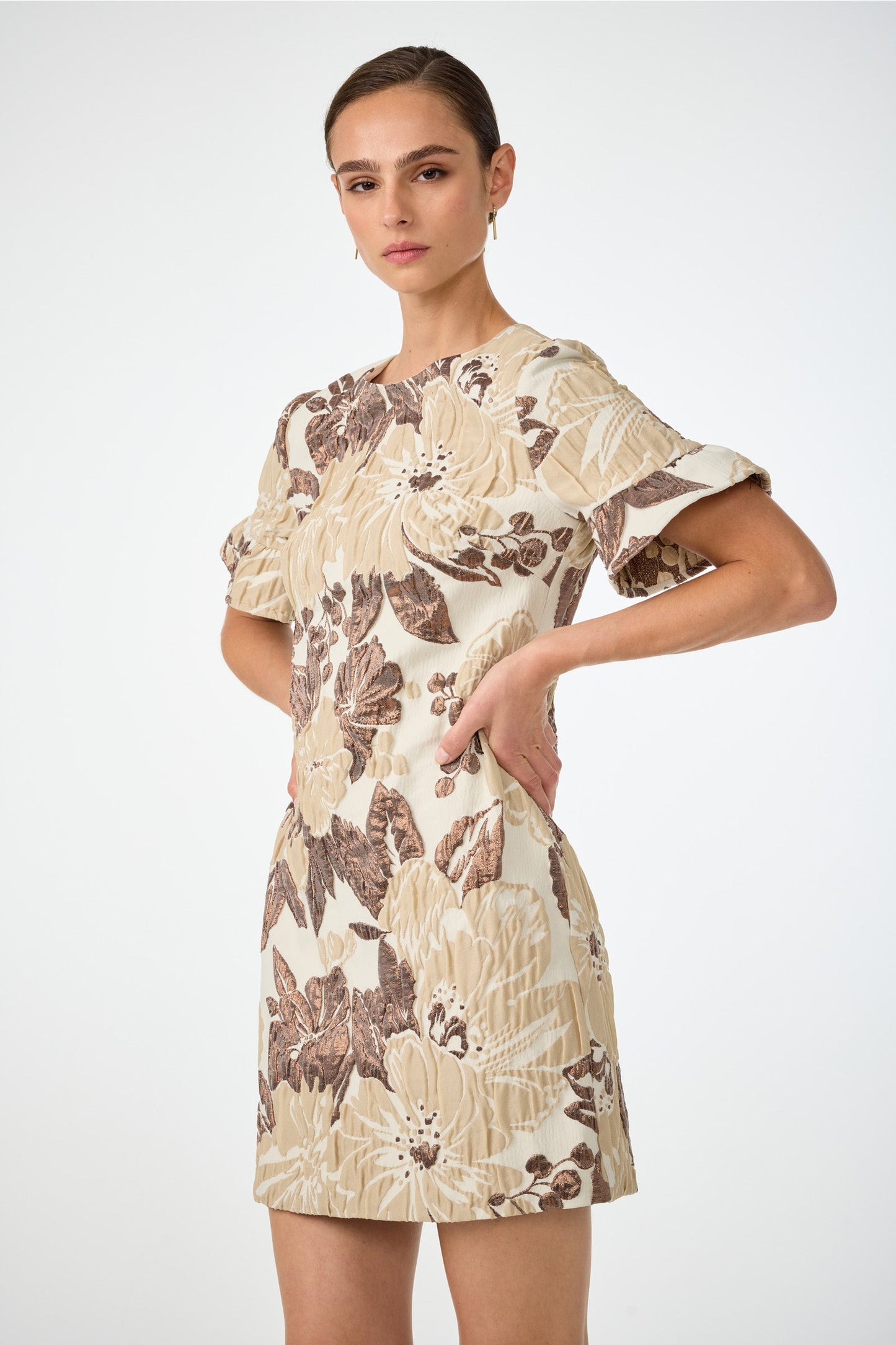 Trina Turk Darling Flounce Sleeve Dress