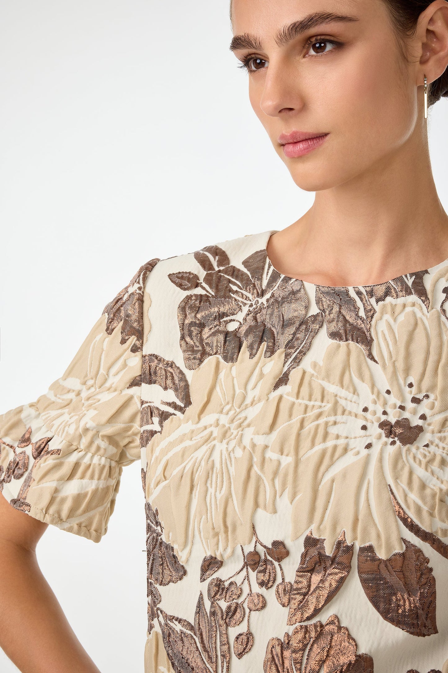 Trina Turk Darling Flounce Sleeve Dress