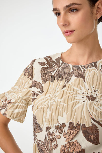 Trina Turk Darling Flounce Sleeve Dress