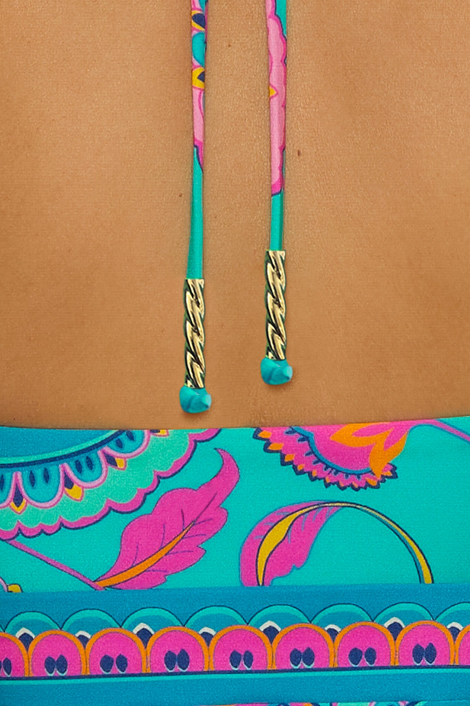 Trina Turk Bandeau Tankini Swim Top - Mykonos