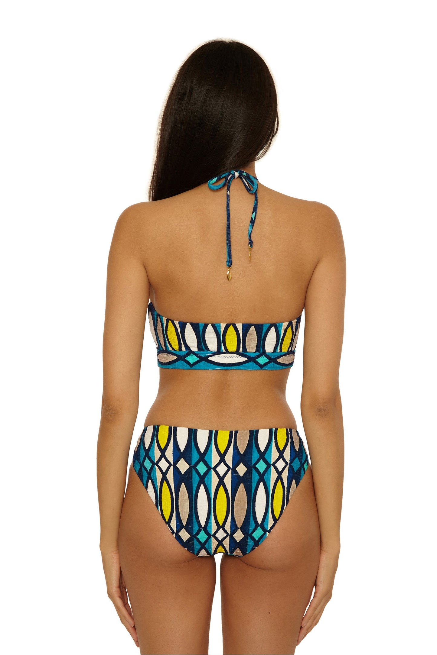 Trina Turk Banded Bandeau Swim Top - Paros