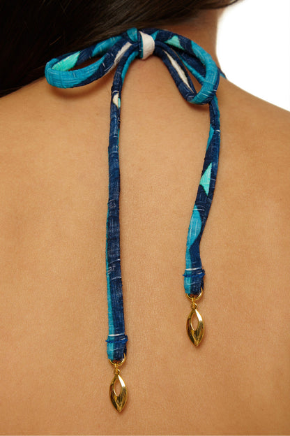 Trina Turk Banded Bandeau Swim Top - Paros