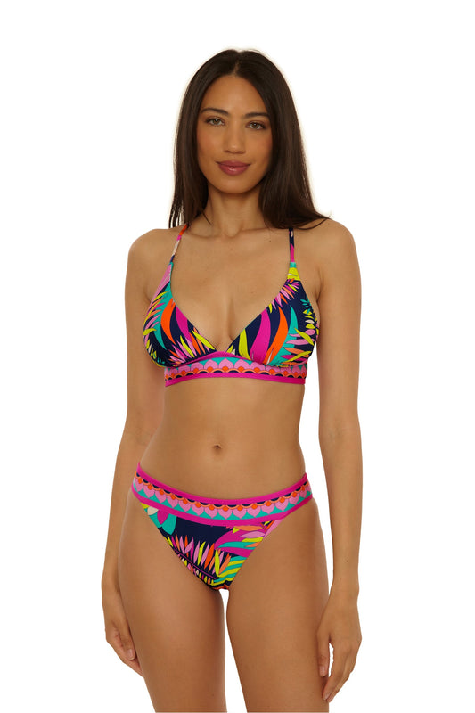 Trina Turk Reversible Halter Swim Top - Paralia