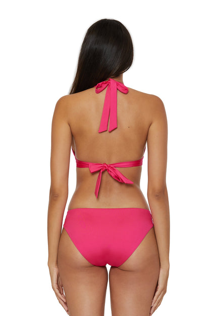 Trina Turk Monaco Banded Halter Swim Top