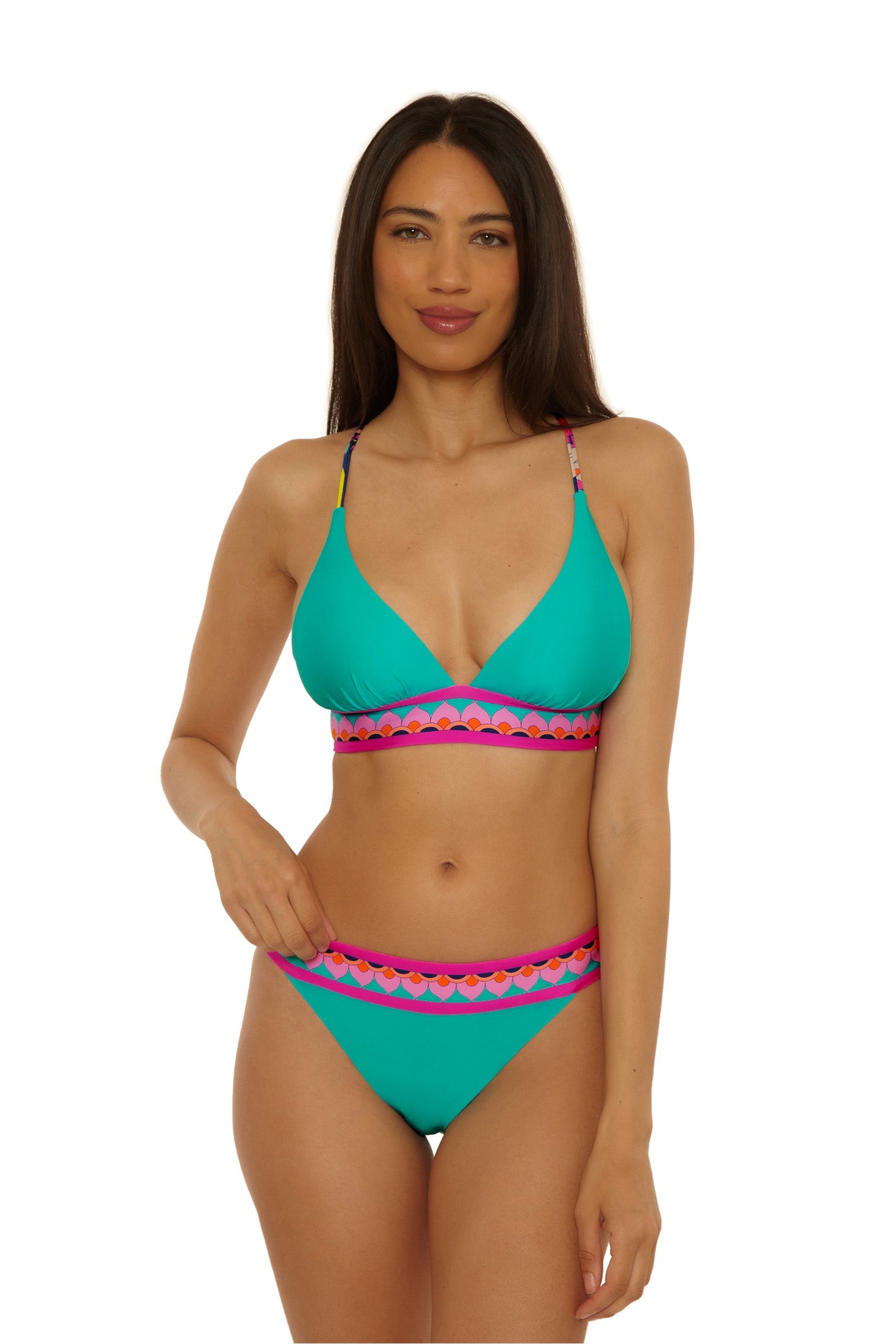 Trina Turk Reversible Hipster Swim Bottom - Paralia
