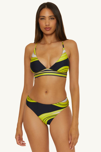 Trina Turk Reversible Hipster Swim Bottom - Serena Swirl