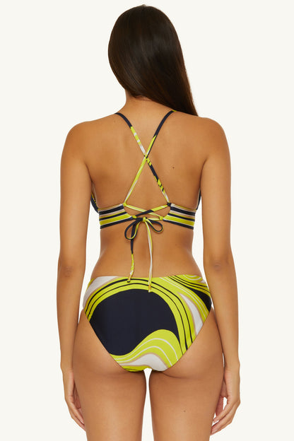 Trina Turk Reversible Hipster Swim Bottom - Serena Swirl