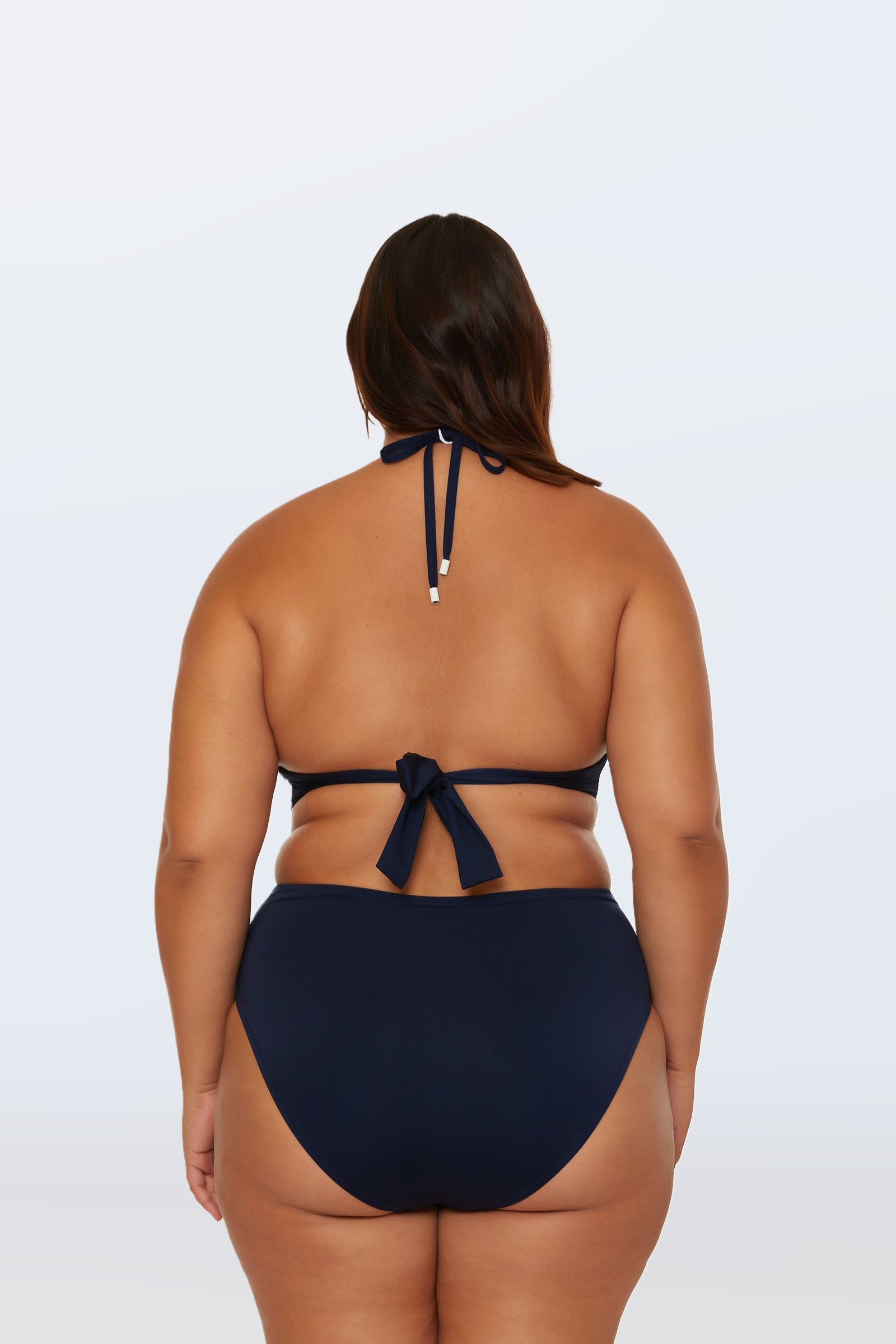 Trina Turk Monaco Pleated High-Waist Bikini Bottom