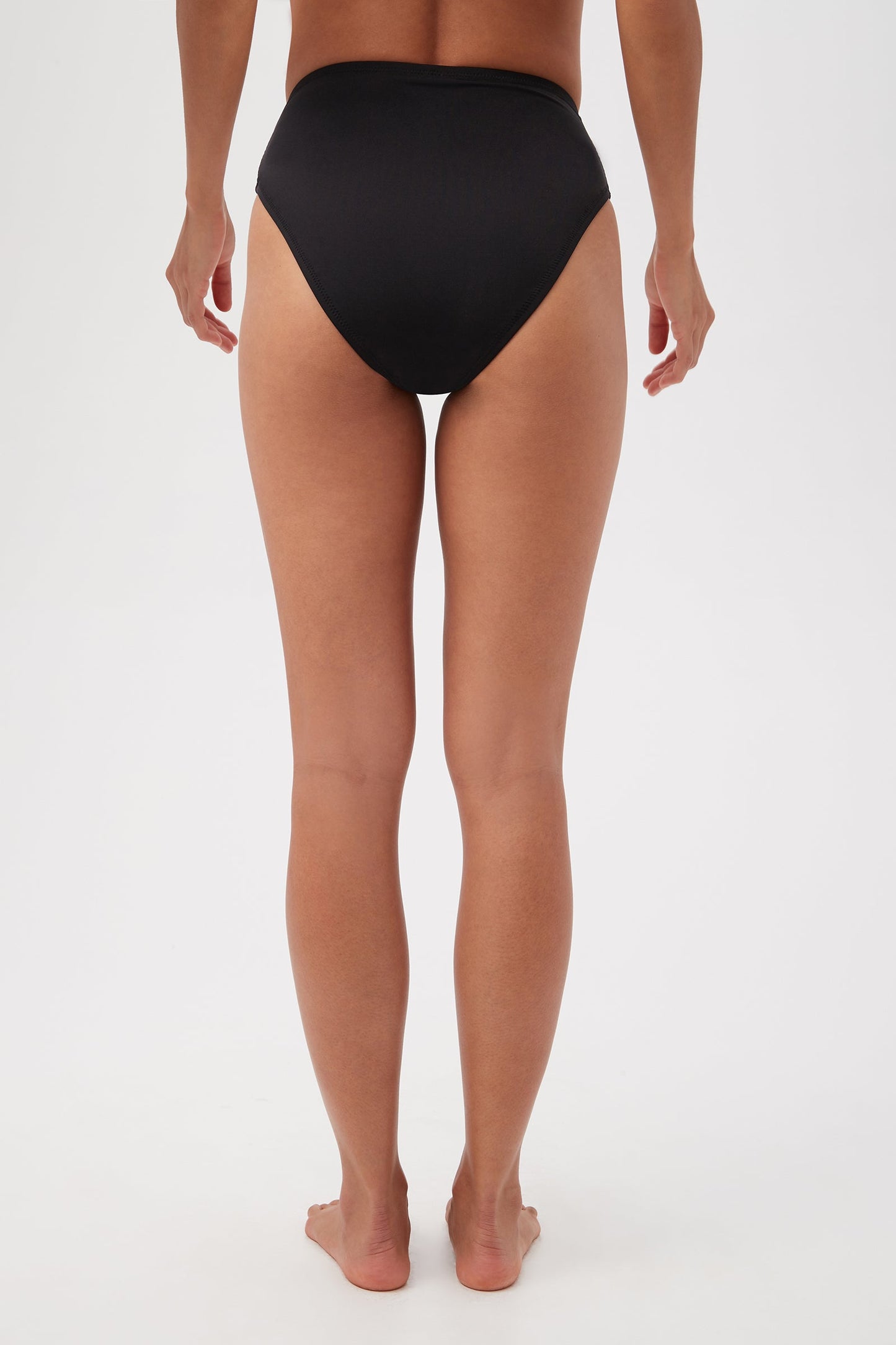 Trina Turk Monaco Pleated High-Waist Bikini Bottom