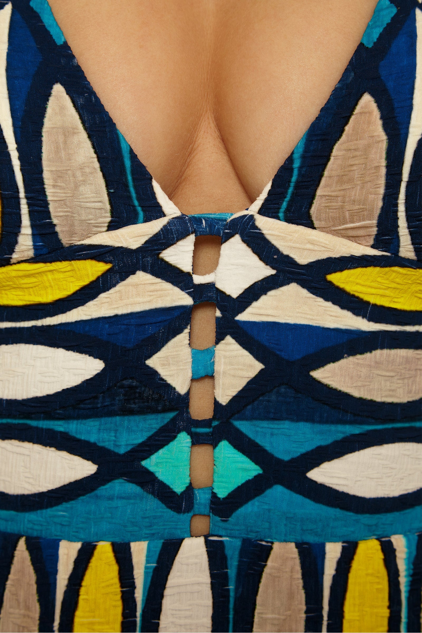 Trina Turk Empire Waist One-Piece Swimsuit - Paros