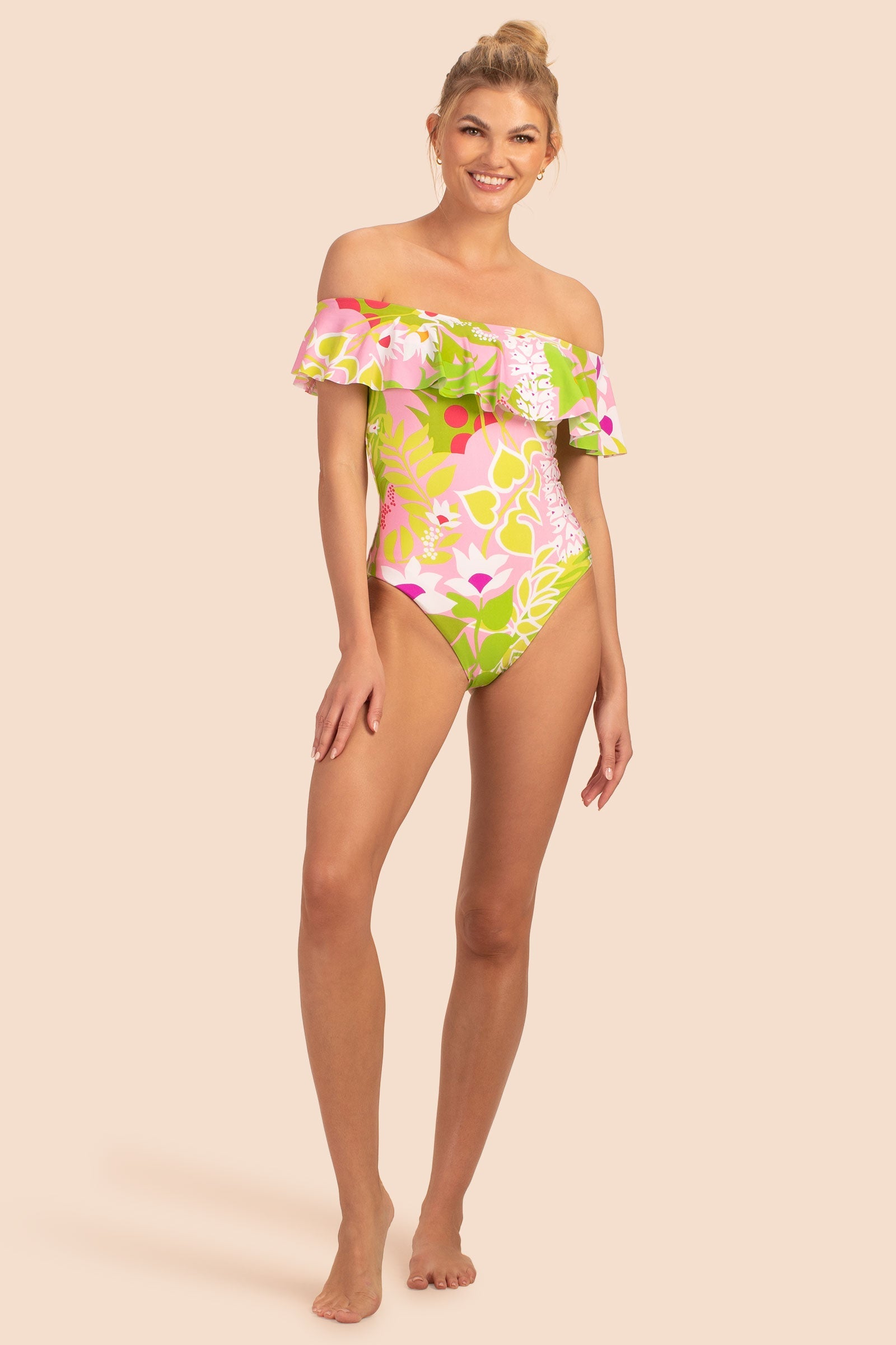 Trina Turk Off The Shoulder One Piece
