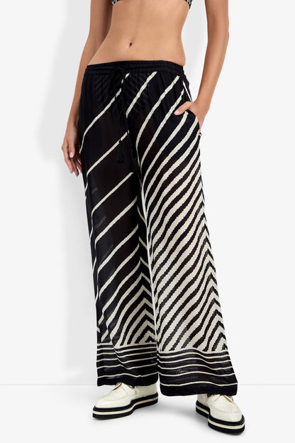 Trina Turk Net Stripe Beach Pant
