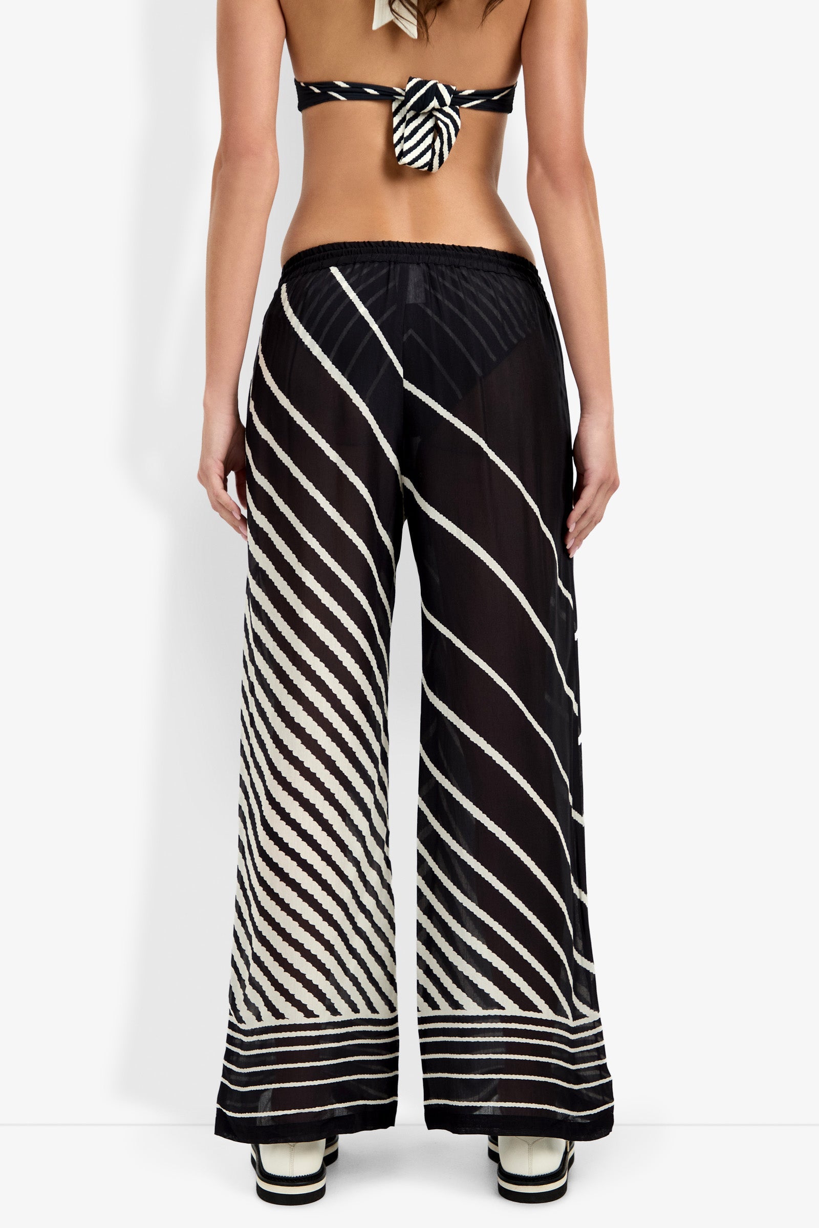 Trina Turk Net Stripe Beach Pant