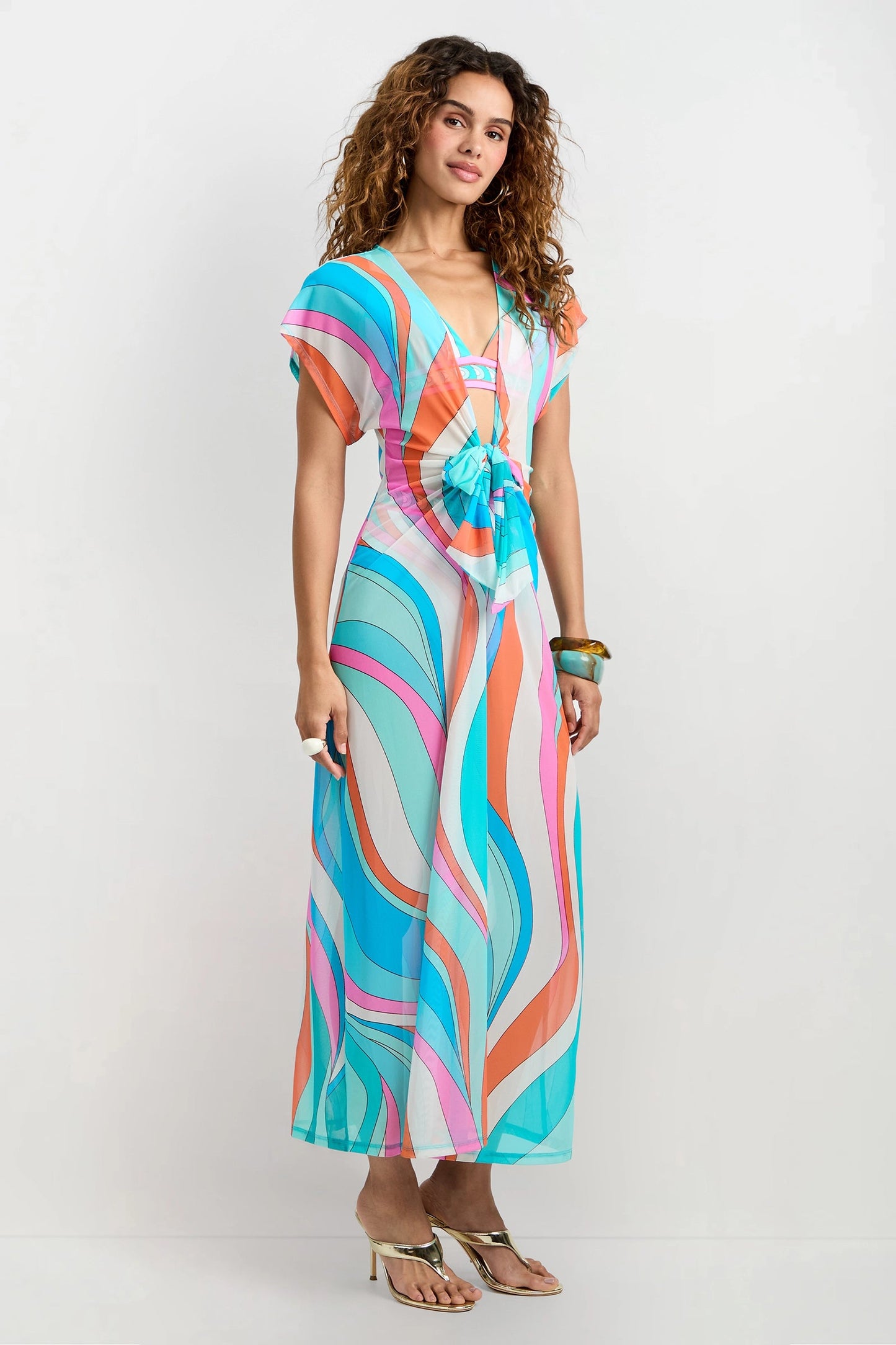 Trina Turk Cover-Up Maxi Dress - Apollo