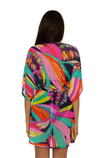 Trina Turk Mesh Tunic Cover-Up Dress - Paralia