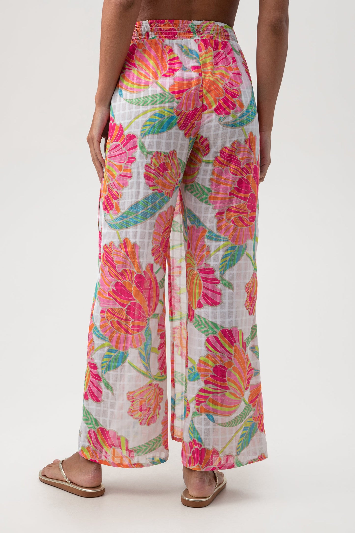 Trina Turk Women's Poppy Relaxed Crossover Swim Cover-Up Pant