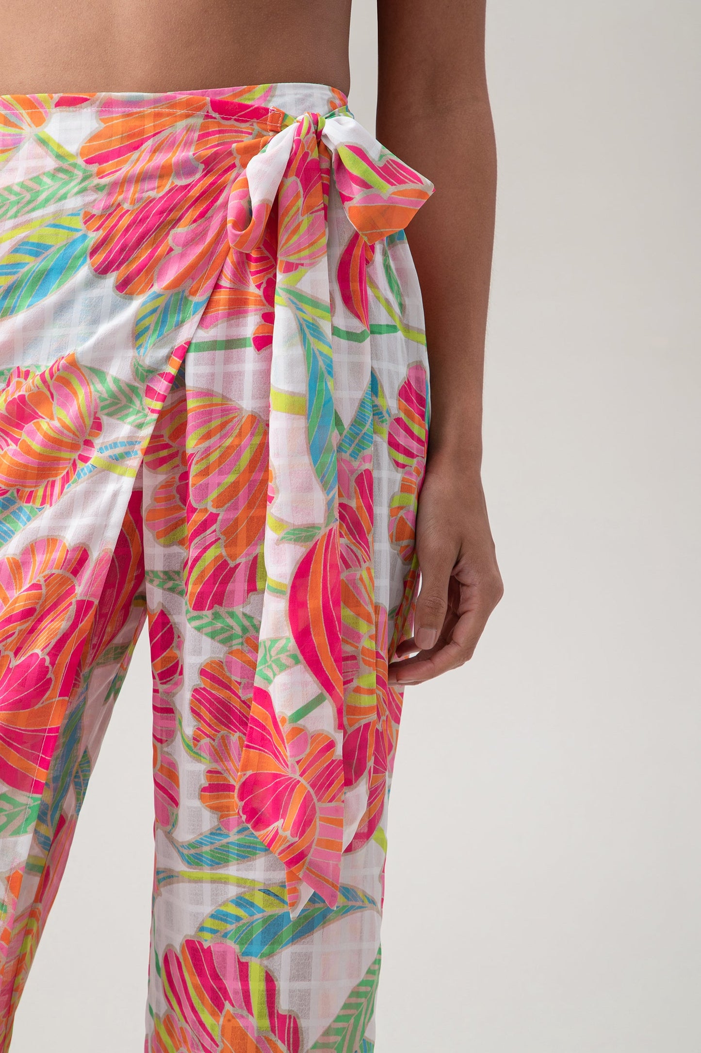 Trina Turk Women's Poppy Relaxed Crossover Swim Cover-Up Pant
