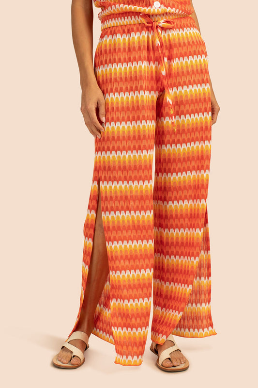 Trina Turk Sunray Crochet Slit Pant