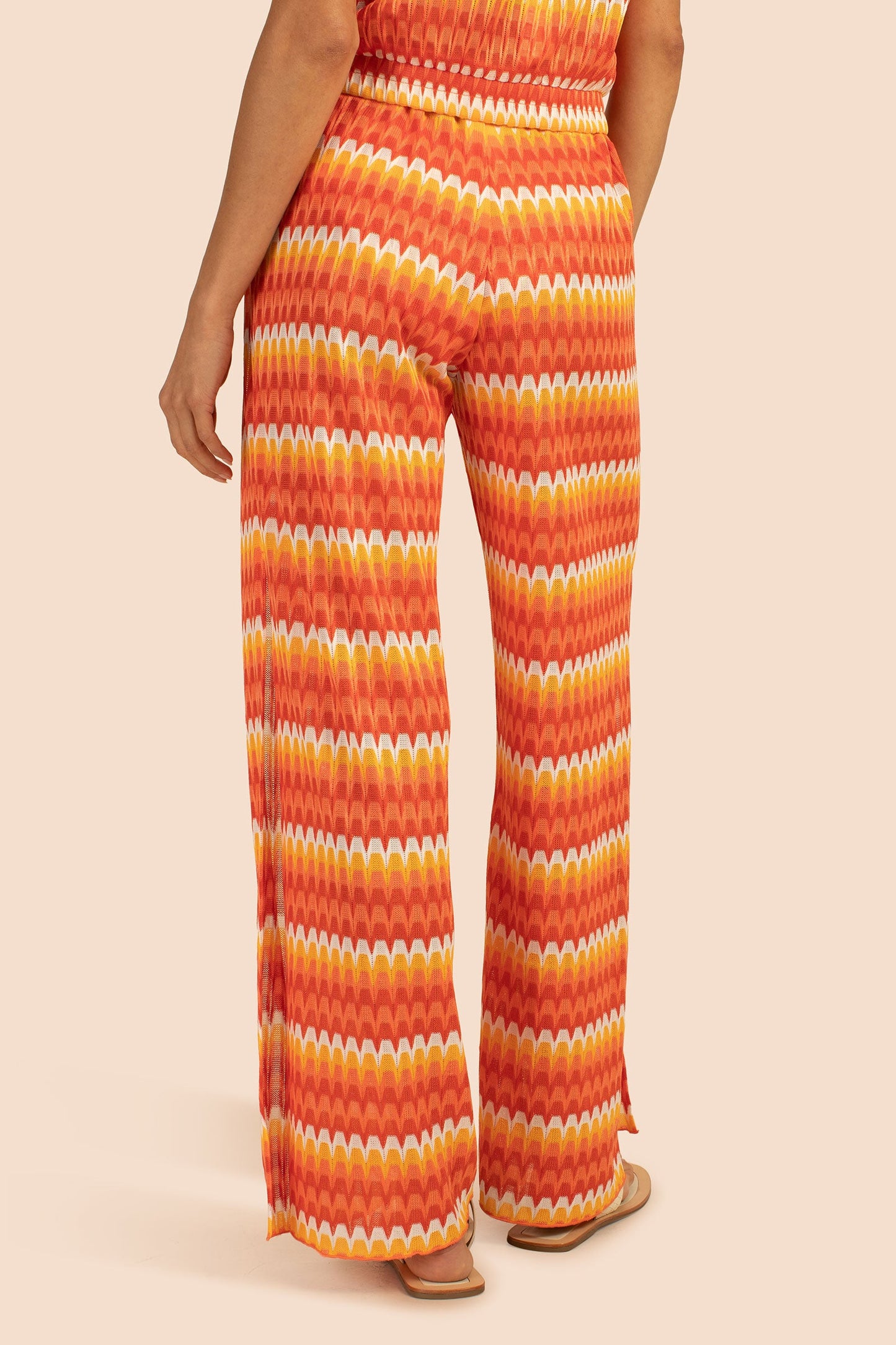 Trina Turk Sunray Crochet Slit Pant