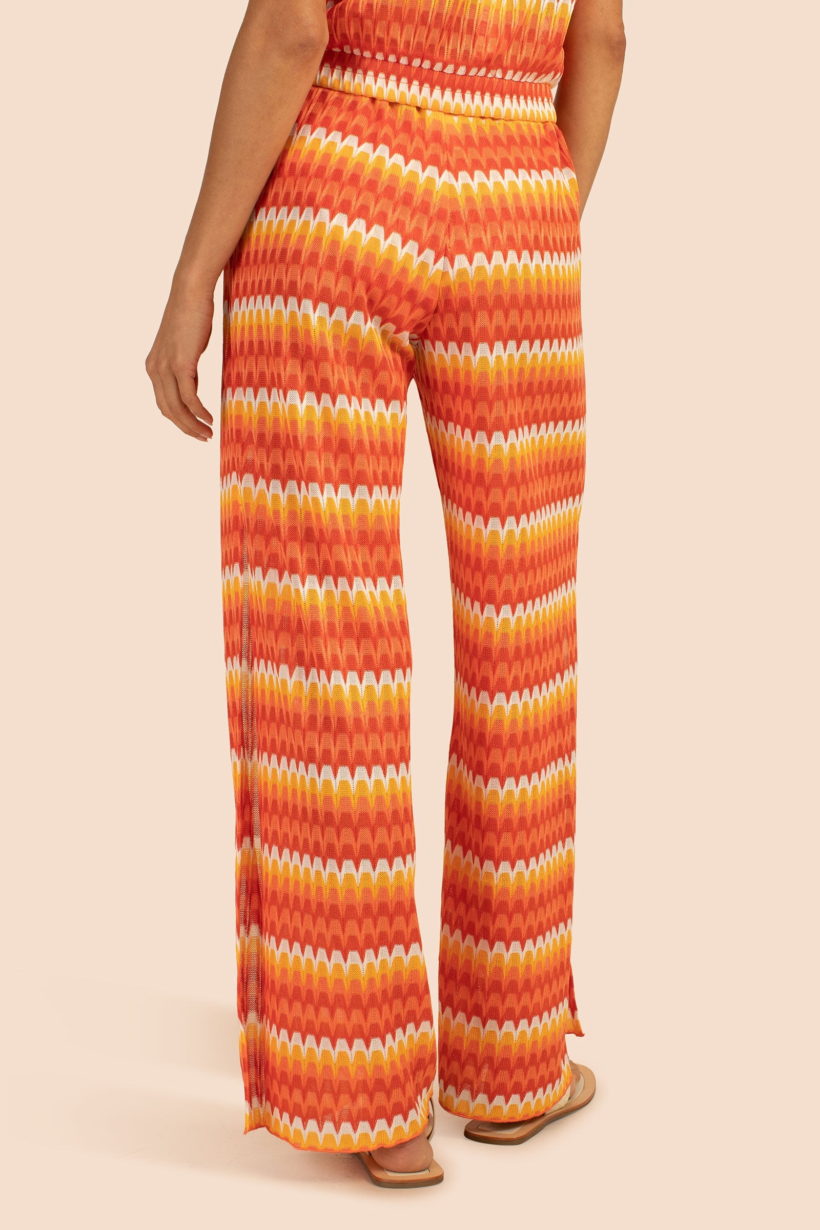 Trina Turk Sunray Crochet Slit Pant