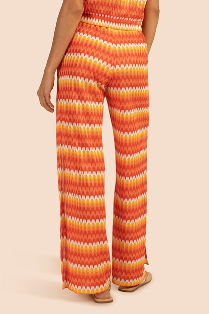 Trina Turk Sunray Crochet Slit Pant