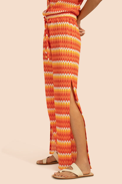 Trina Turk Sunray Crochet Slit Pant