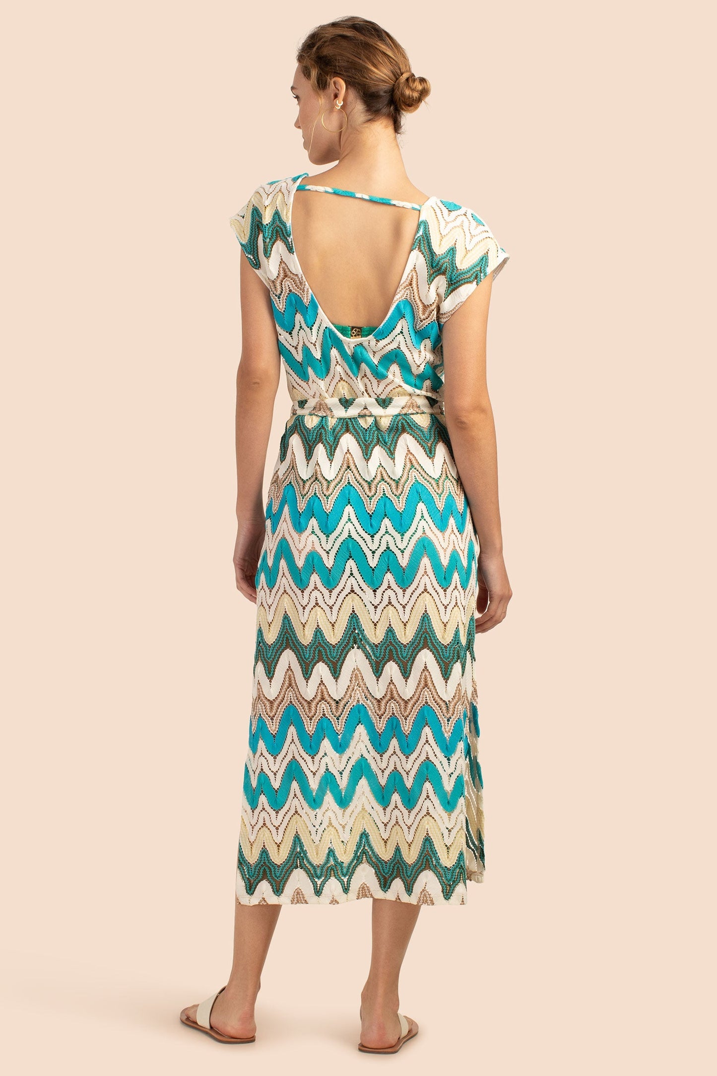 Trina Turk Crochet Column Dress