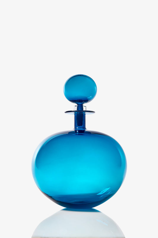 Trina Turk Large Low Round Decanter