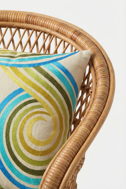 Trina Turk Calexico Embroidered Square Pillow