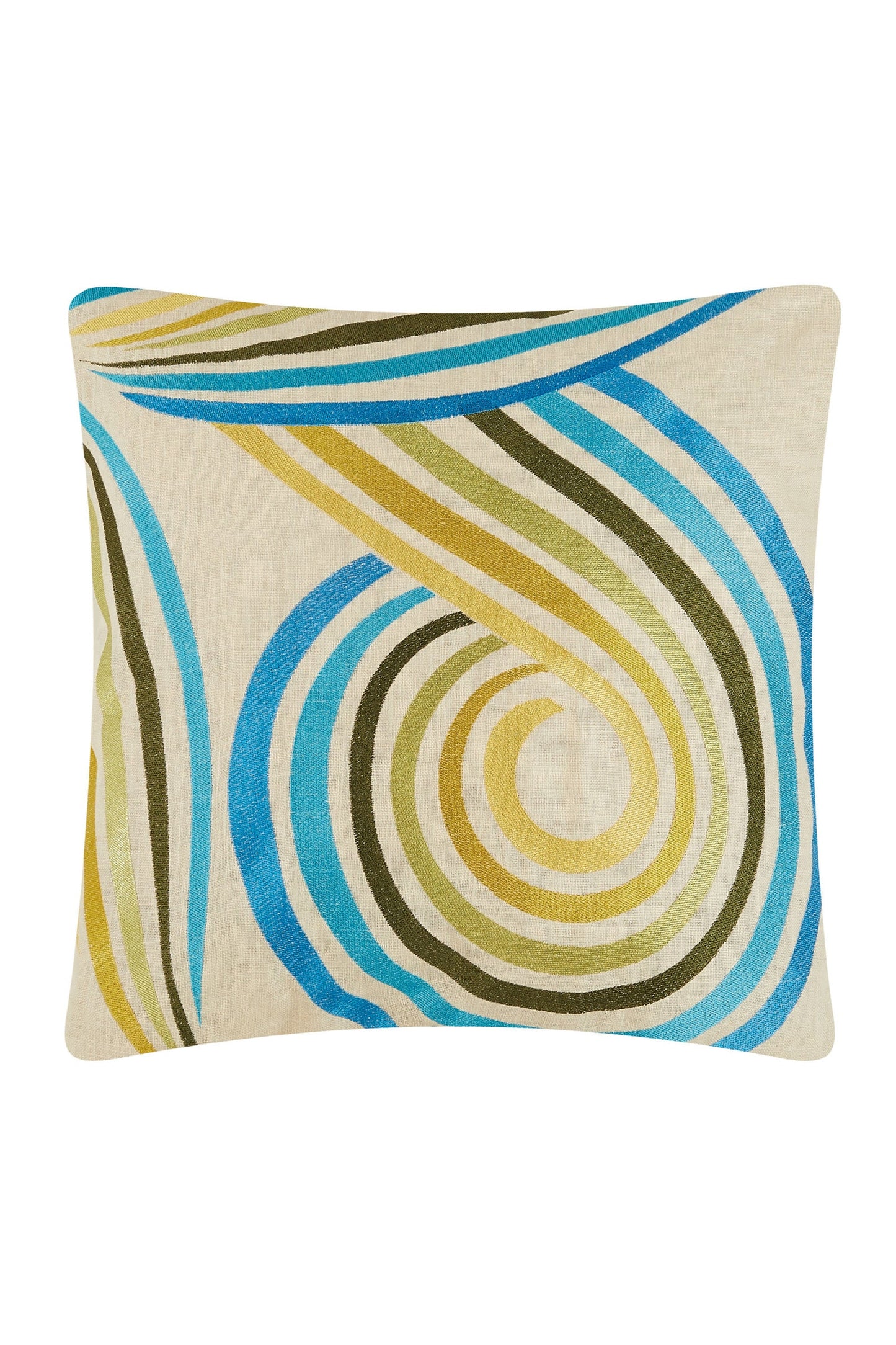 Trina Turk Calexico Embroidered Square Pillow