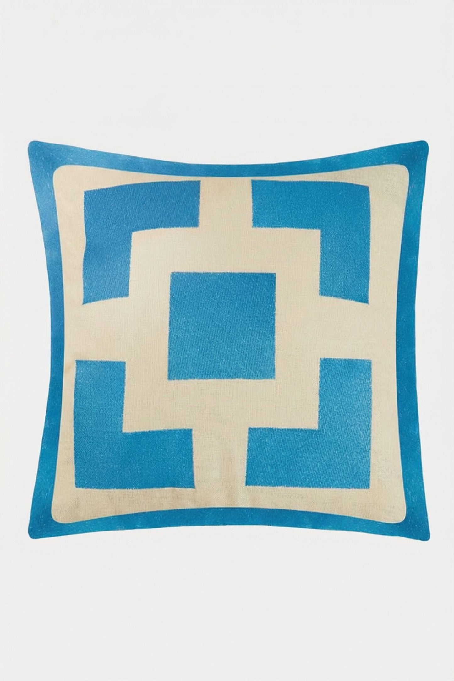 Trina Turk Palm Springs Block Embroidered Square Pillow
