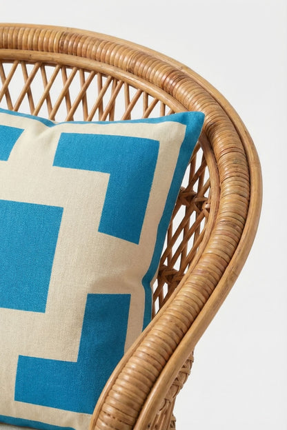 Trina Turk Palm Springs Block Embroidered Square Pillow