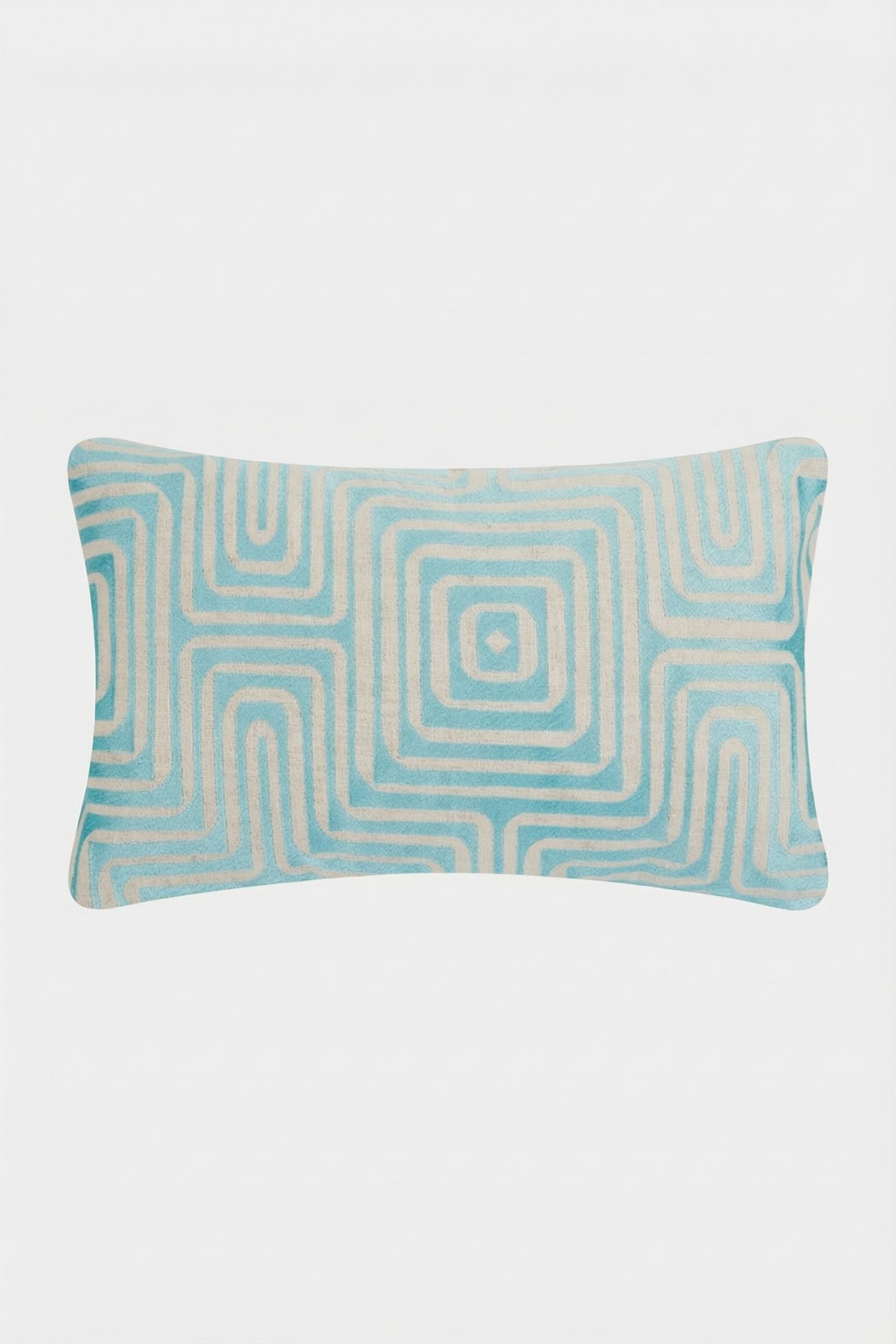 Trina Turk Amazing Maze Embroidered Lumbar Pillow