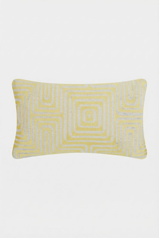 Trina Turk Amazing Maze Embroidered Lumbar Pillow