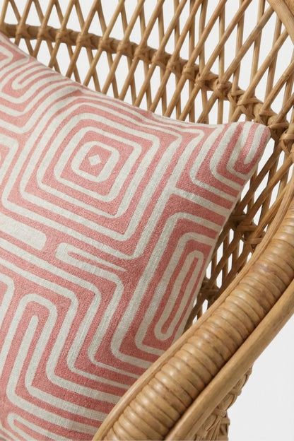 Trina Turk Amazing Maze Embroidered Lumbar Pillow