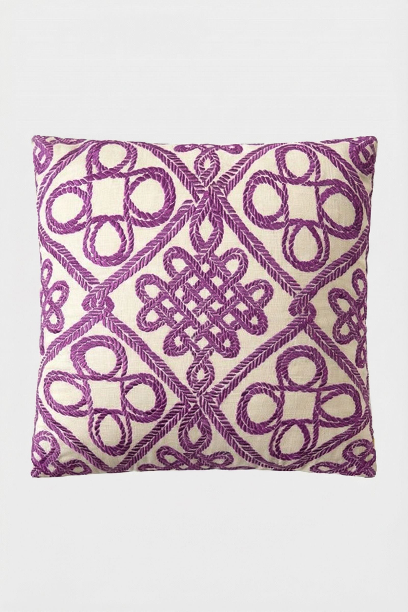 Trina Turk Embroidered Square Pillow