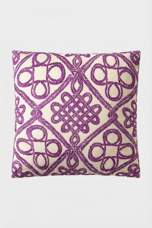 Trina Turk Embroidered Square Pillow