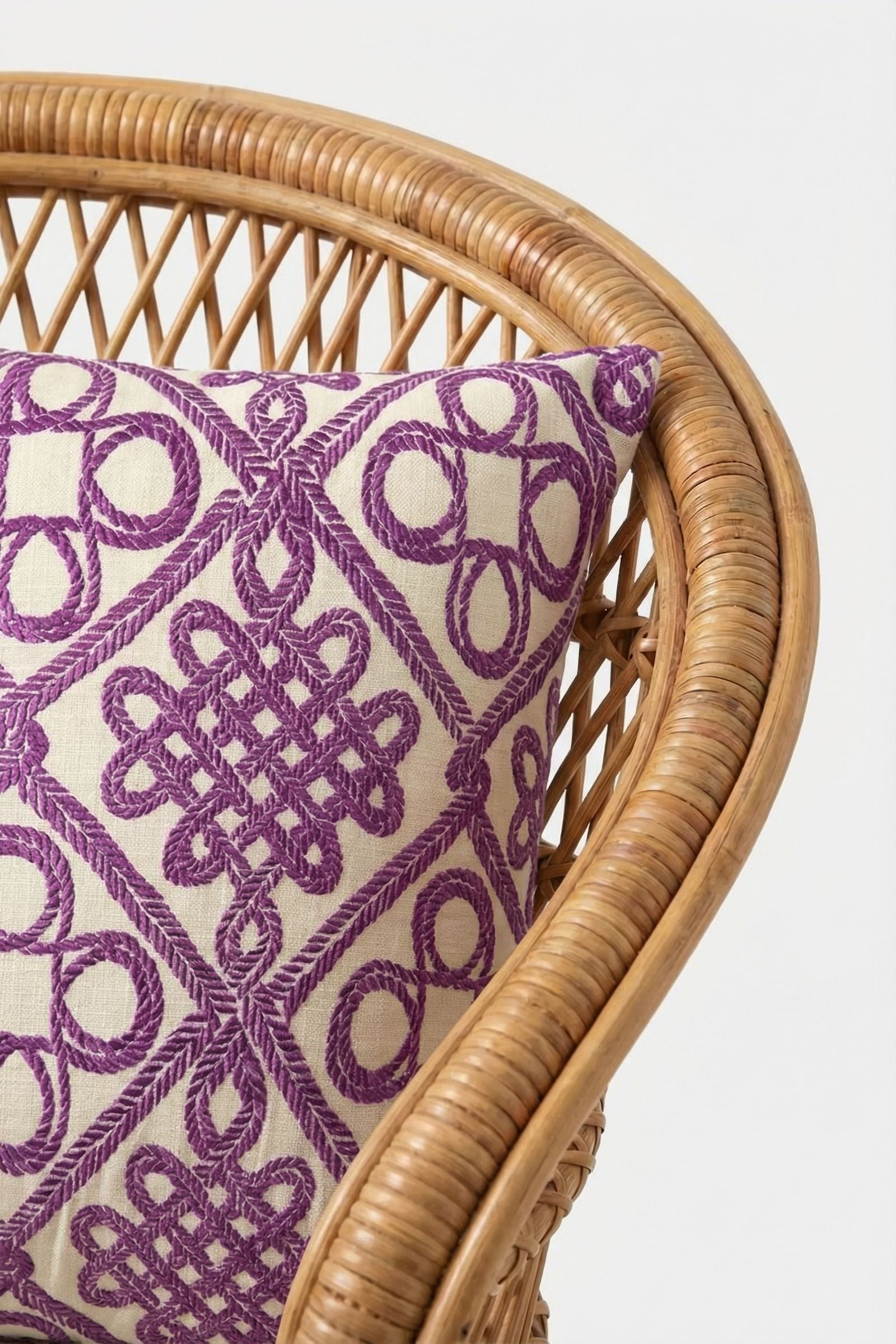 Trina Turk Embroidered Square Pillow
