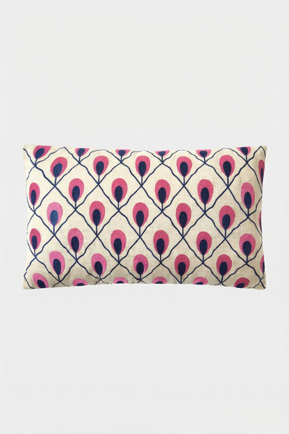 Trina Turk Embroidered Lumbar Pillow