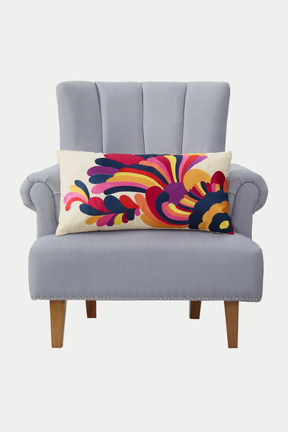 Trina Turk Embroidered Lumbar Pillow