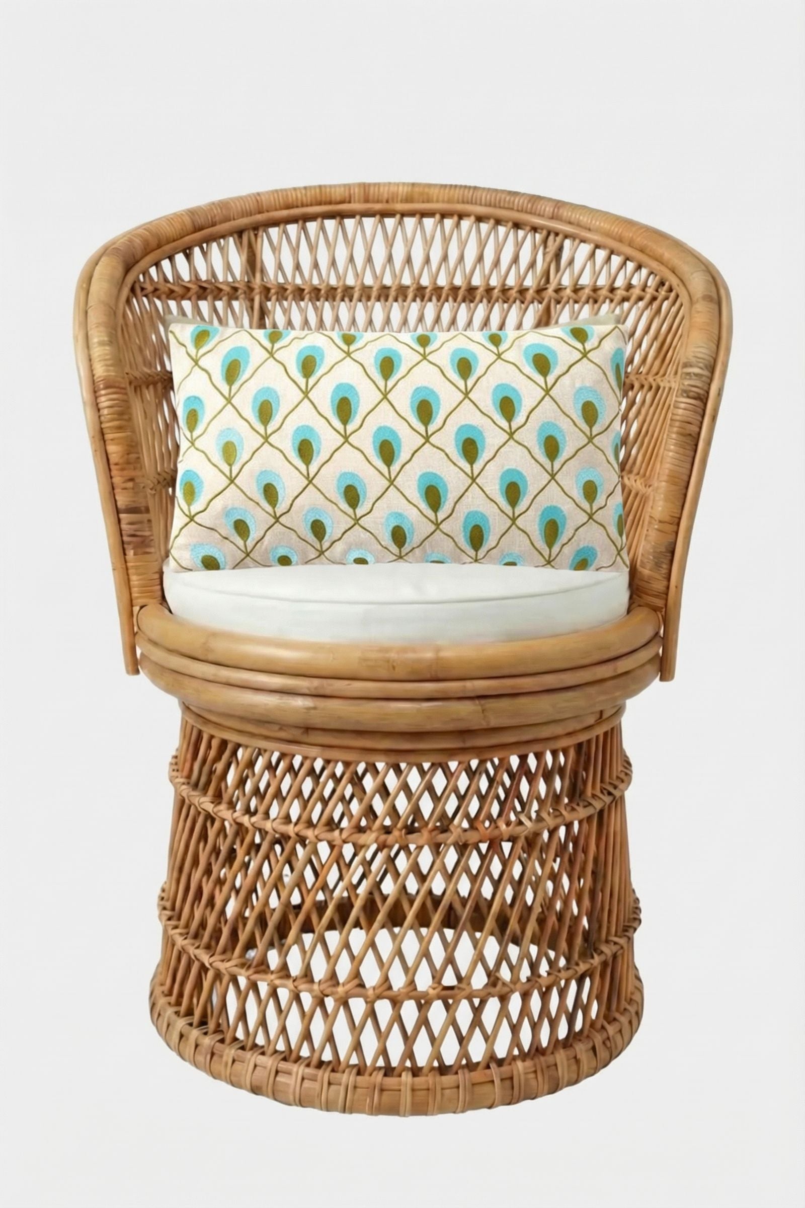 Trina Turk Roseville Embroidered Lumbar Pillow