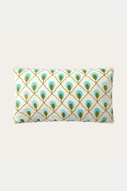 Trina Turk Roseville Embroidered Lumbar Pillow