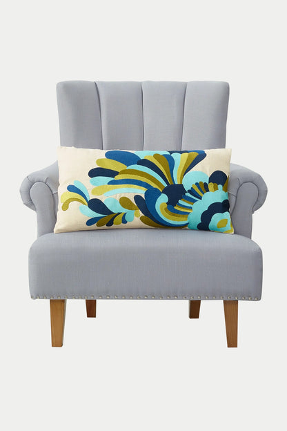 Trina Turk Escondido Embroidered Lumbar Pillow