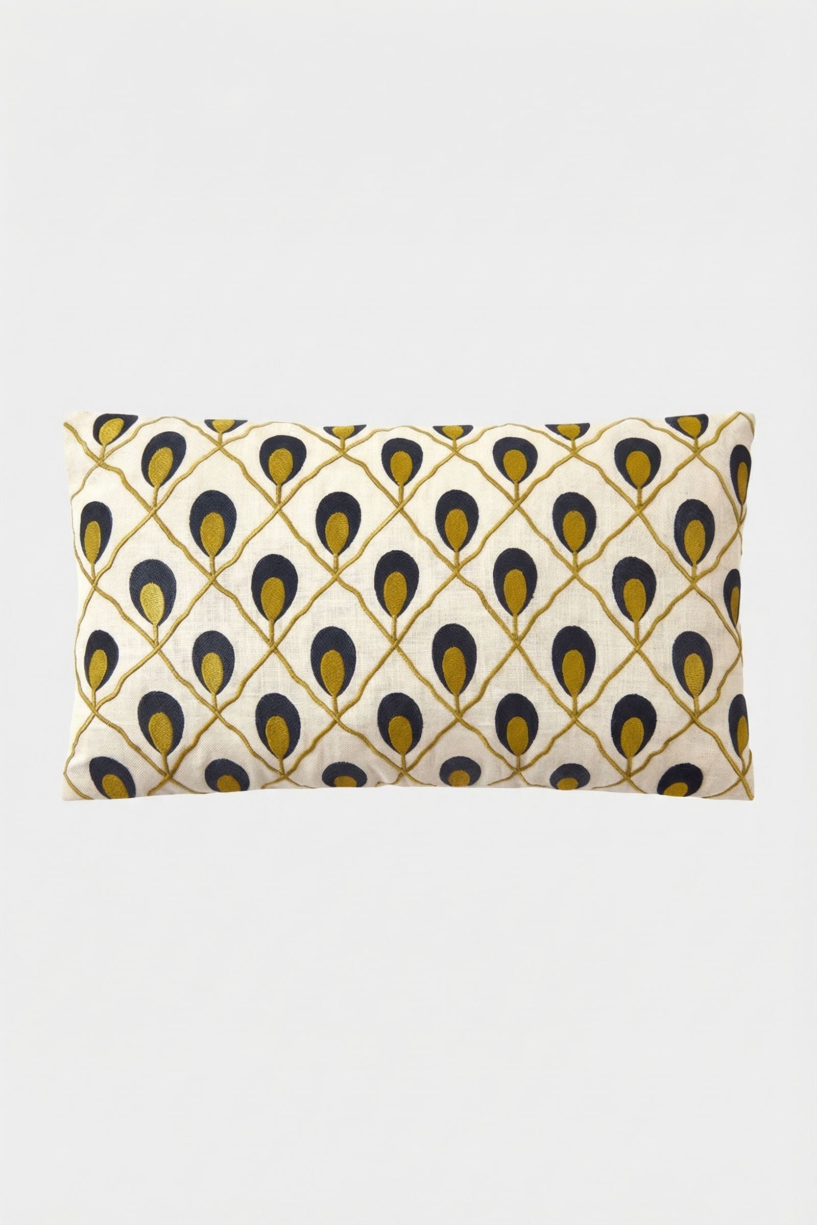 Trina Turk Roseville Embroidered Lumbar Pillow
