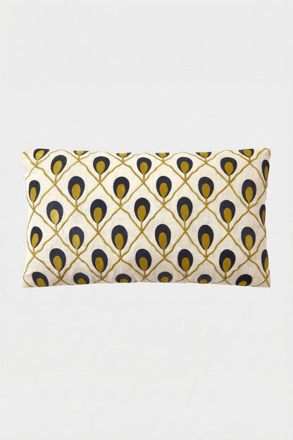 Trina Turk Roseville Embroidered Lumbar Pillow