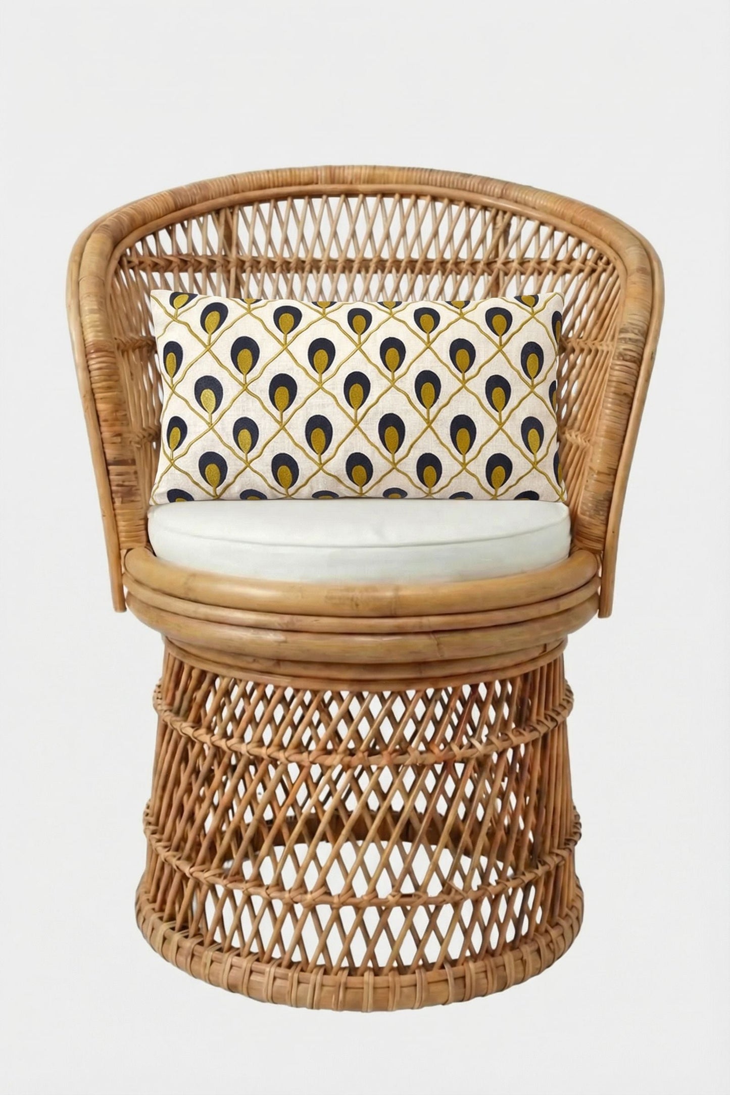 Trina Turk Roseville Embroidered Lumbar Pillow